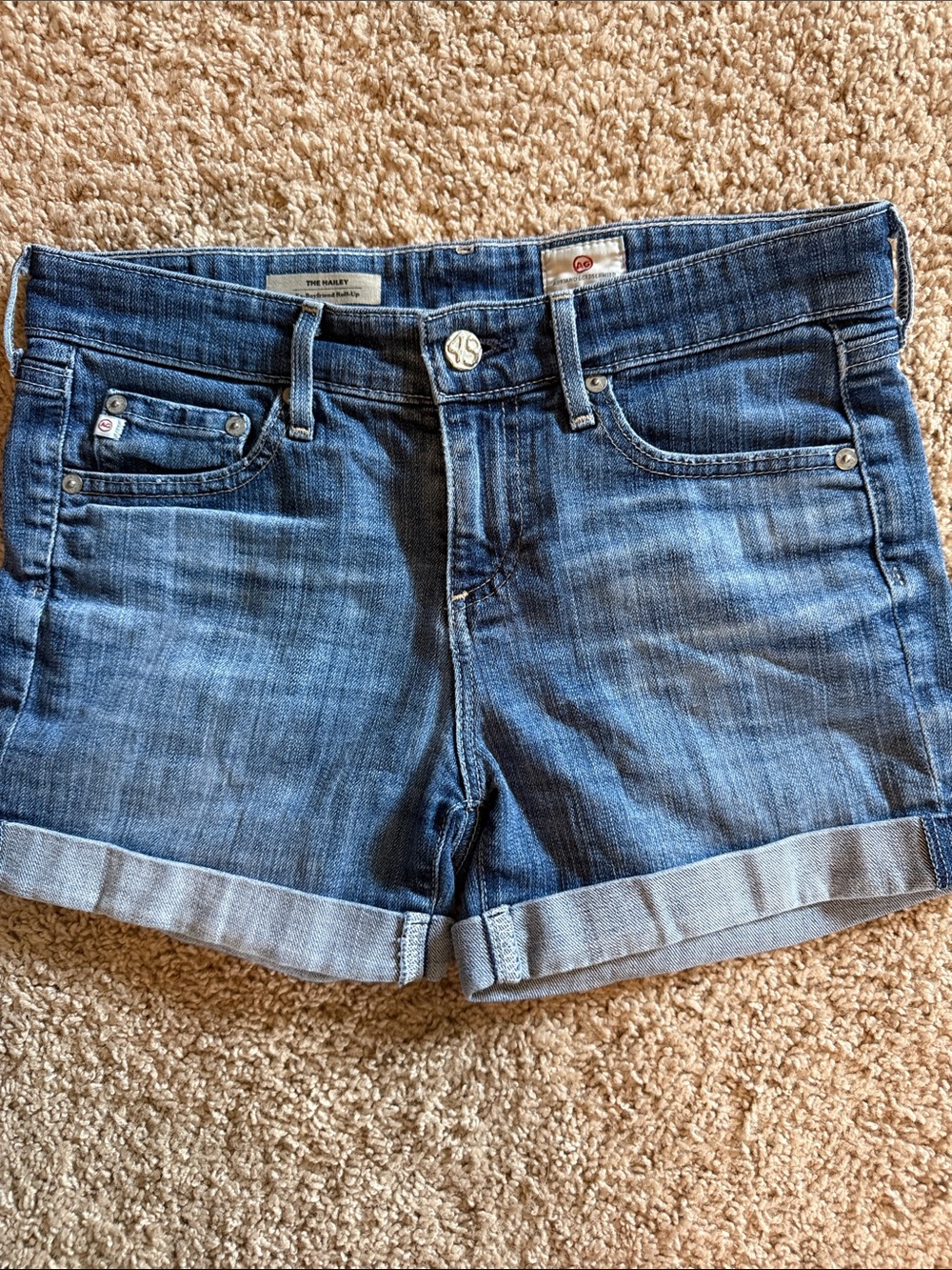 AG Adriano Goldschmied “The Hailey” Denim Shorts